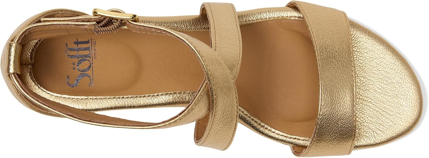 Sofft Women’s Innis, Old Gold-Platino, 8.5 Medium