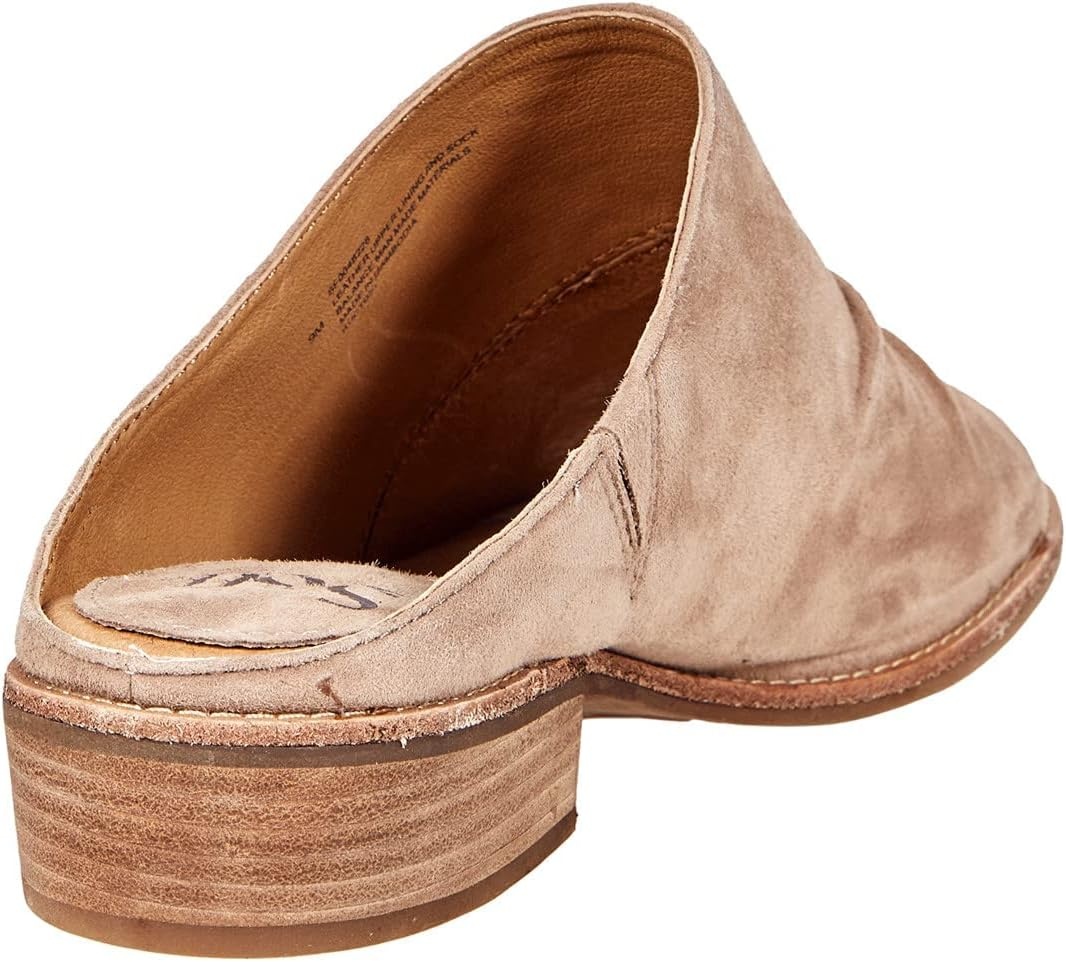 Söfft Women’s Netta Ruched Slide Sandals (Stone Suede, 6.5)