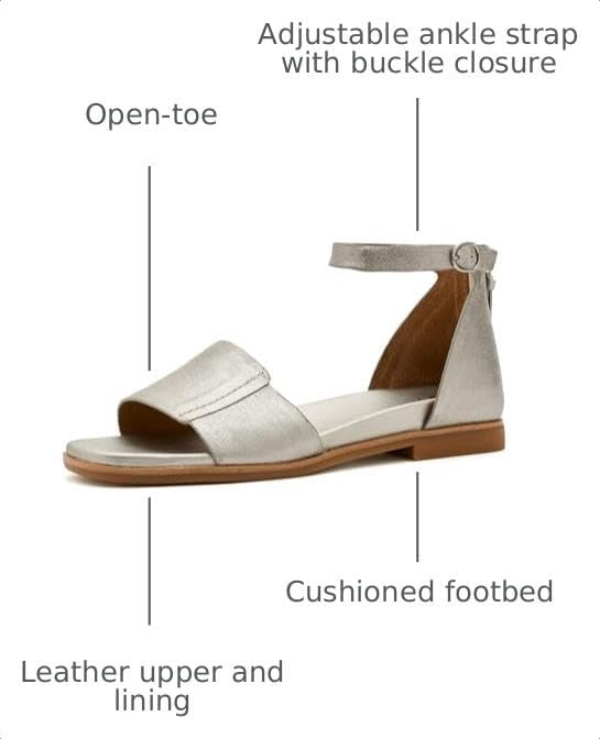 Söfft womens Reyna | Casual Sandals(Anthracite)