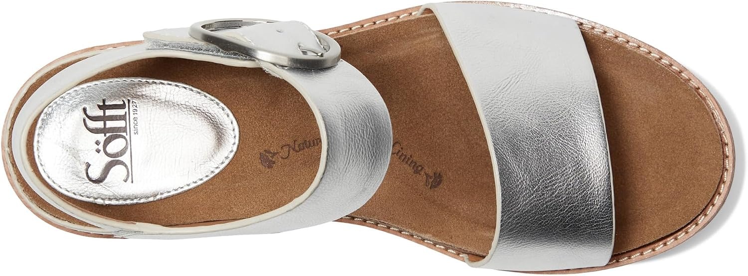 Sofft womens BaliSandal(Silver Leather)