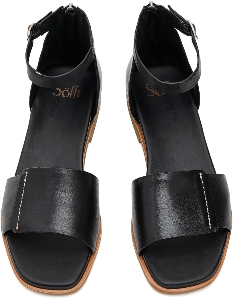 Söfft womens Reyna | Casual Sandals(Black)