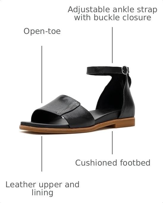 Söfft womens Reyna | Casual Sandals(Black)