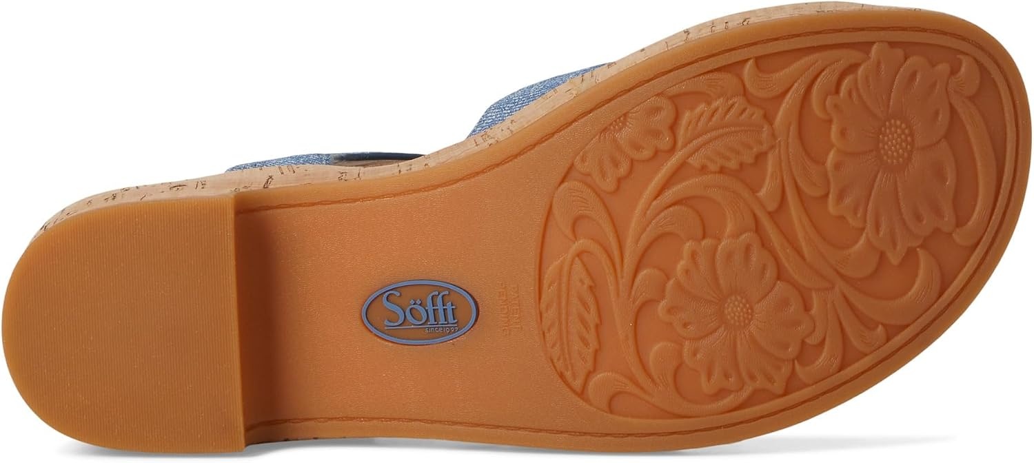 Sofft Women’s Capri Wedge Sandals(Denim Blue)
