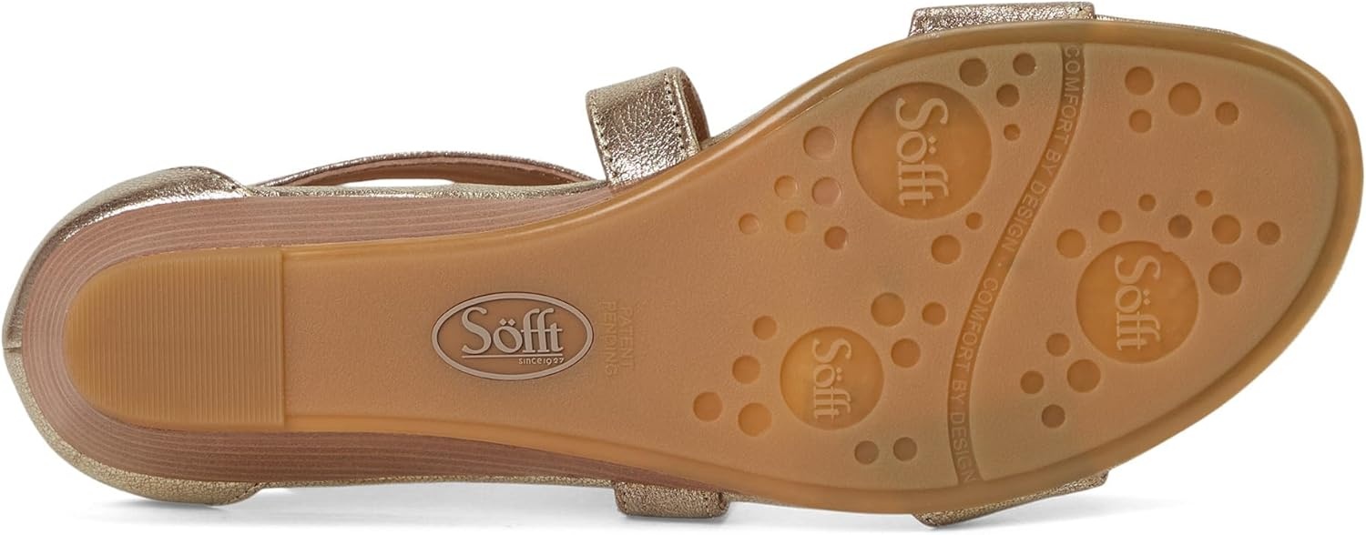 Sofft Women’s Innis, Satin Gold, 6 Medium