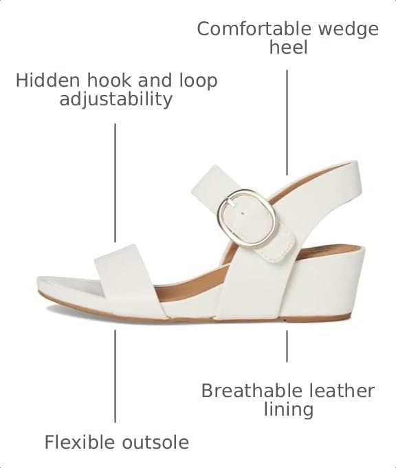 Sofft Women’s Vaya | Casual Sandals(True White)
