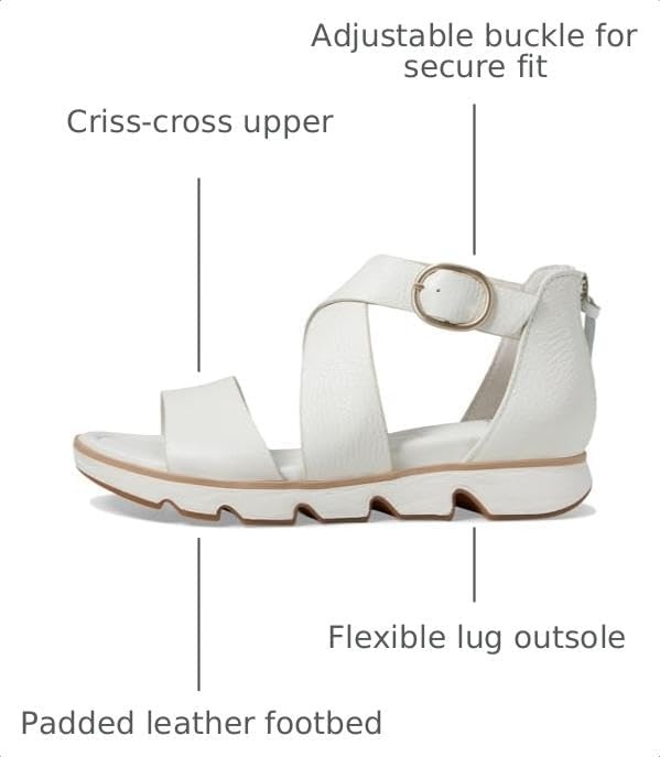 Sofft Women’s Mackenna | Casual Sandals(White)