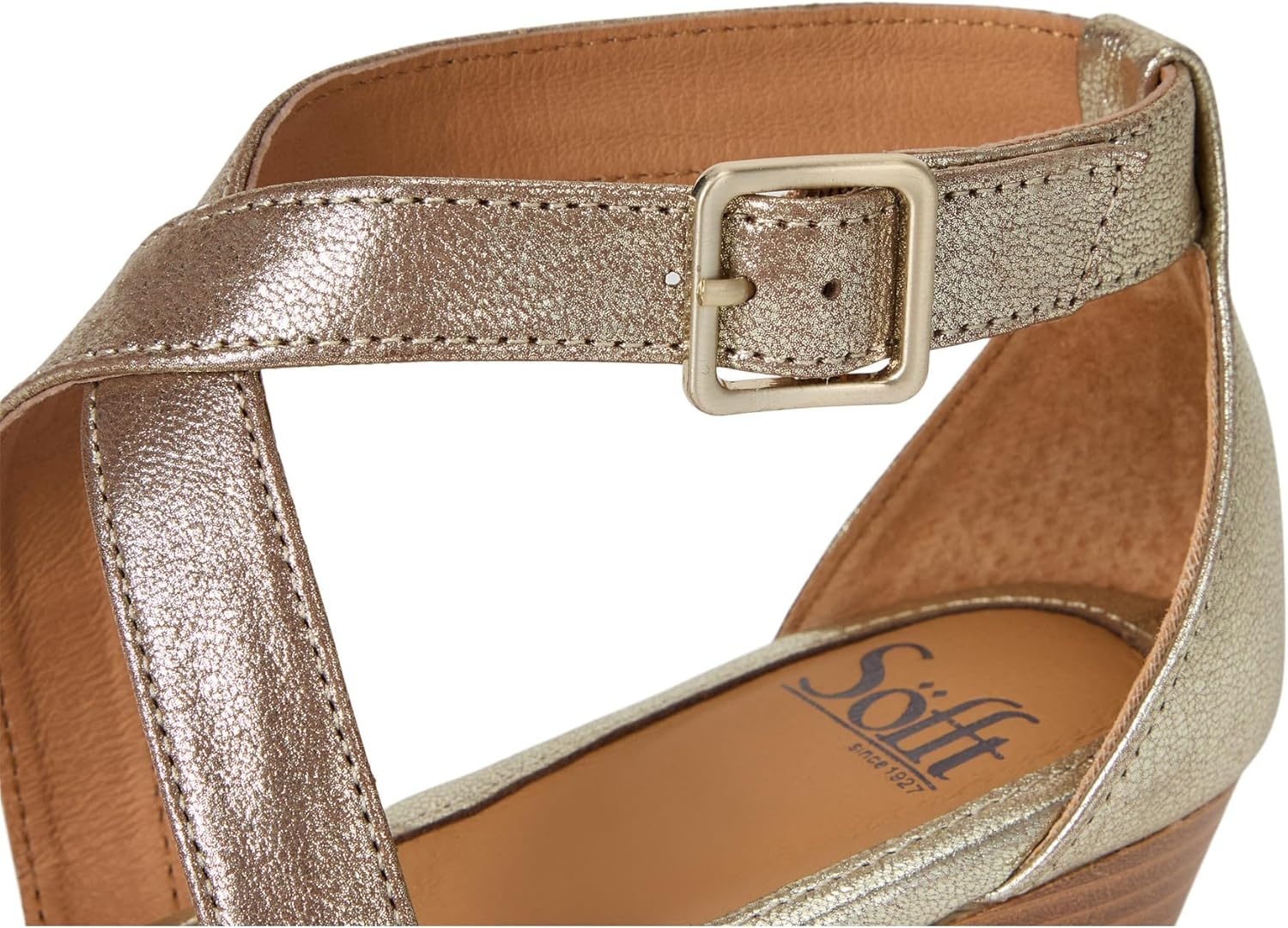 Sofft Women’s Innis, Satin Gold, 6.5 Medium