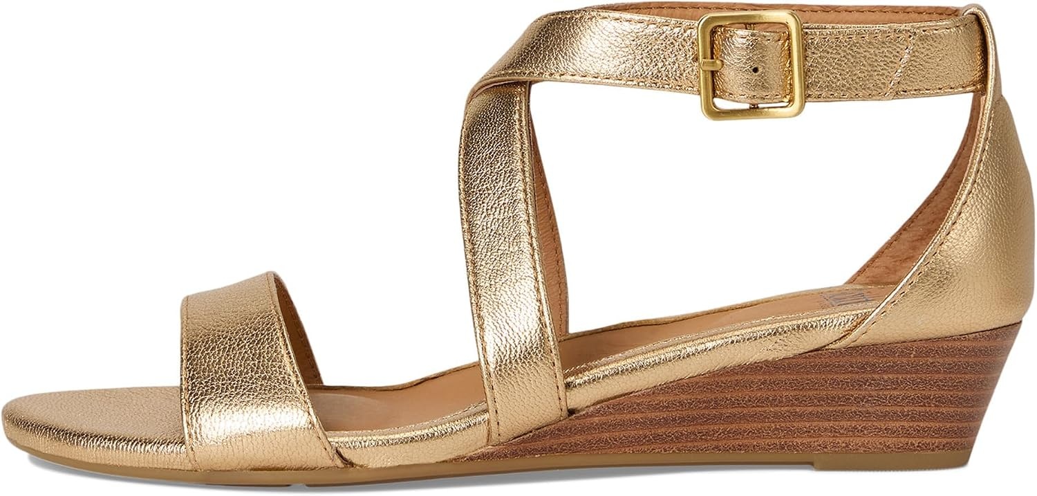 Sofft Womens Innis Old Gold-Platino 7.5 Wide
