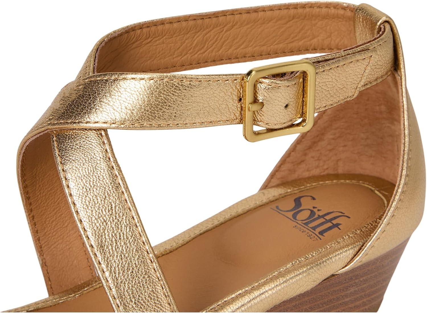 Sofft Womens Innis Old Gold-Platino 7.5 Wide