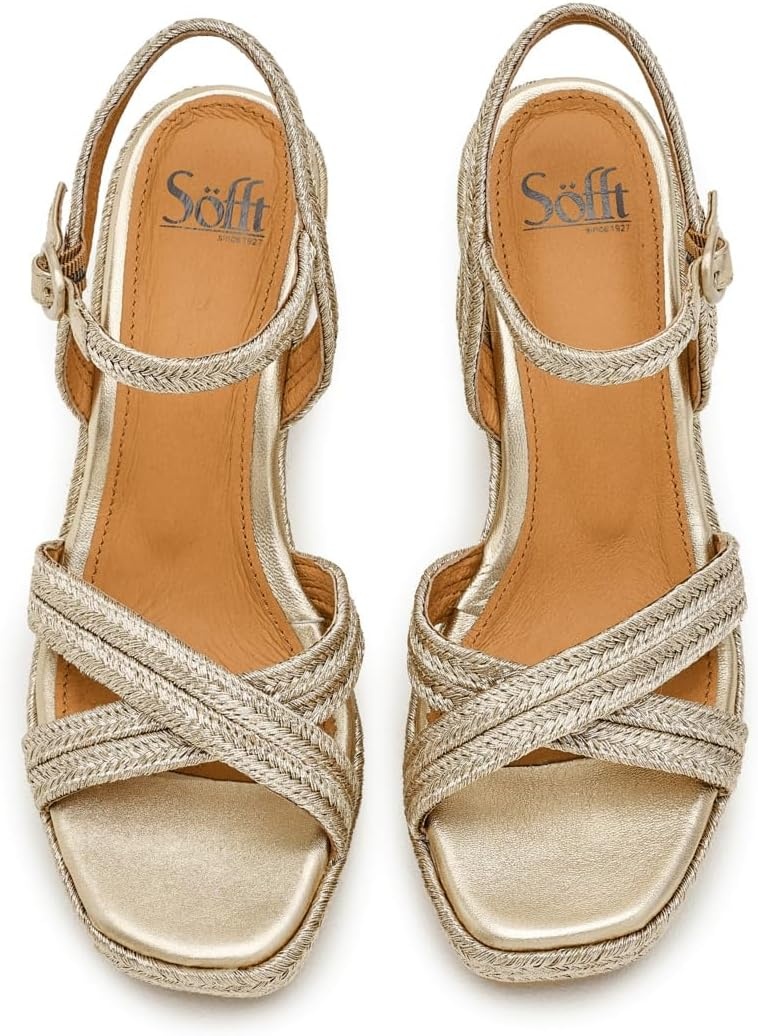 Söfft womens Newbury | Casual Sandals(Platino)