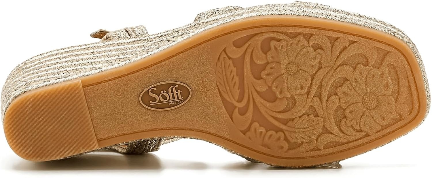 Söfft womens Newbury | Casual Sandals(Platino)