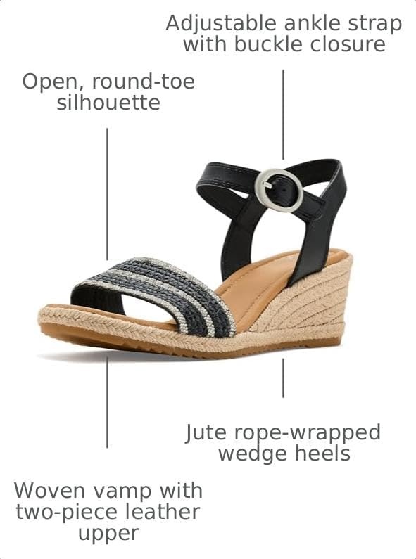 Sofft Inez II | Casual Sandals(Black)