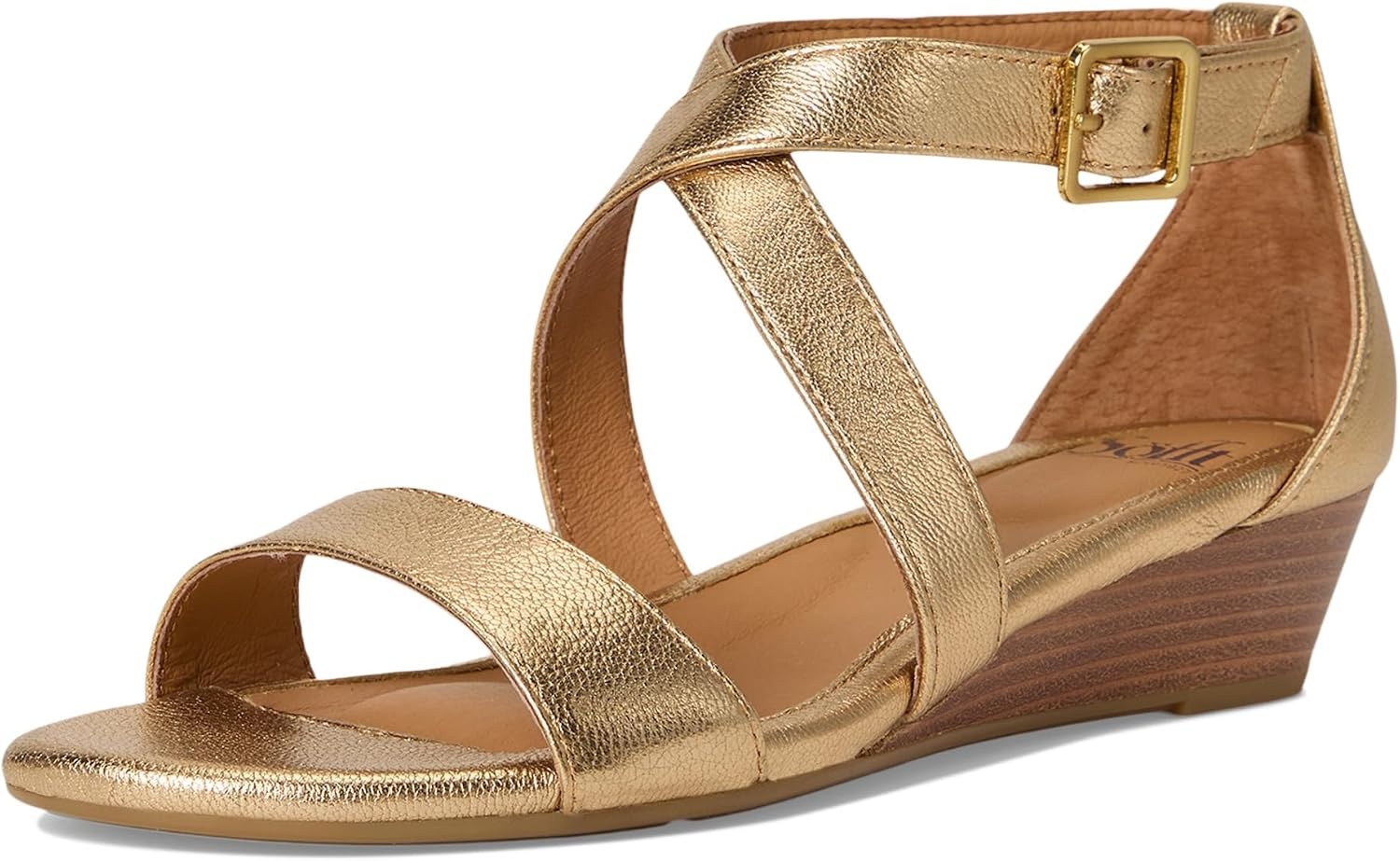 Sofft Women’s Innis, Old Gold-Platino, 6 Medium