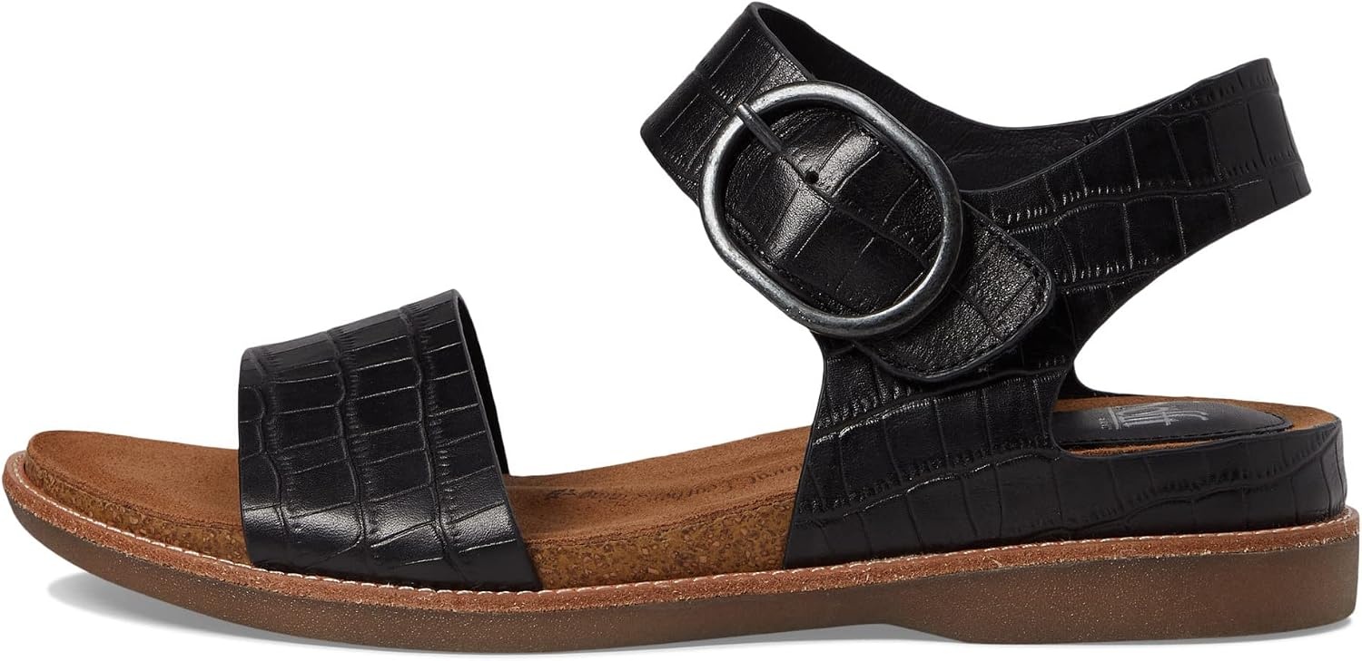 Sofft womens BaliSandal(Black Croco)