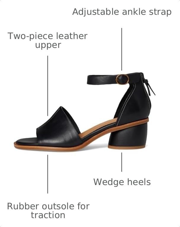 Söfft womens Colby | Casual Sandals(Black)