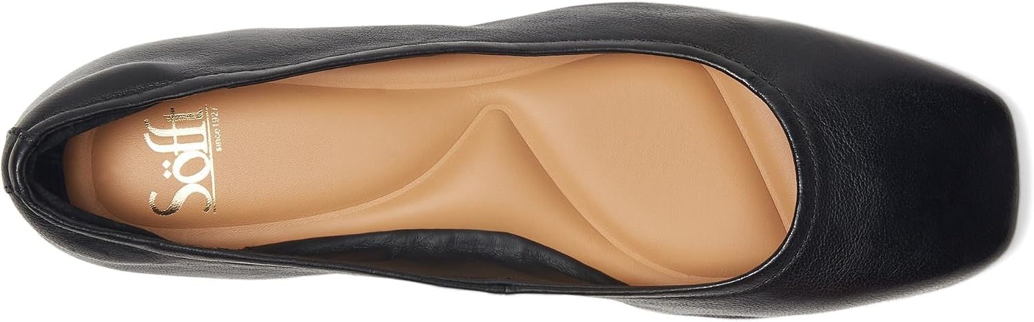Söfft Womens Poppy | Casual Shoes(Black Leather)
