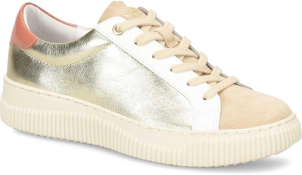 Sofft Fianna Mixed Material Leather Sneaker