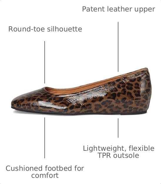 Söfft Womens Poppy | Casual Shoes(Taupe Leopard Patent)
