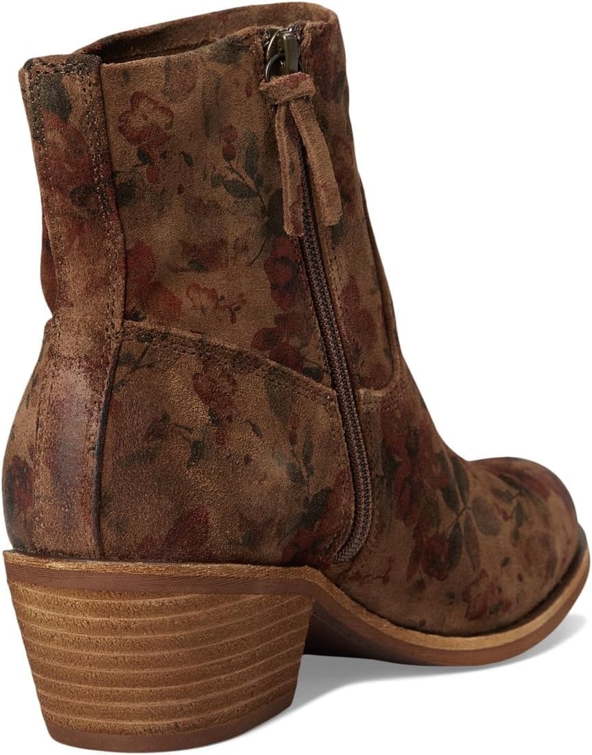 Söfft April Ankle Boots(Brown Floral Suede)