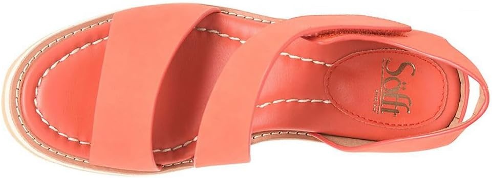 Sofft womens PruSport Sandal(Red Coral)