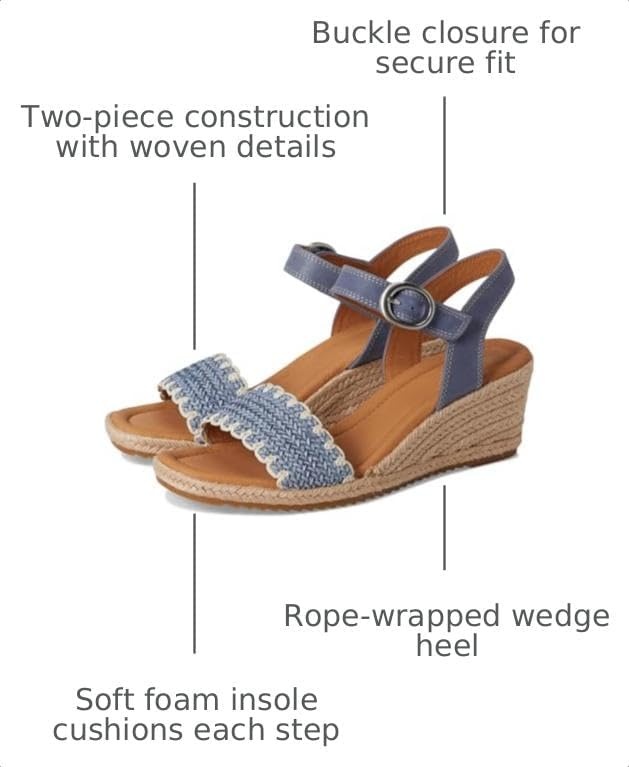 Söfft womens Inez | Casual Sandals(Zante Blue)