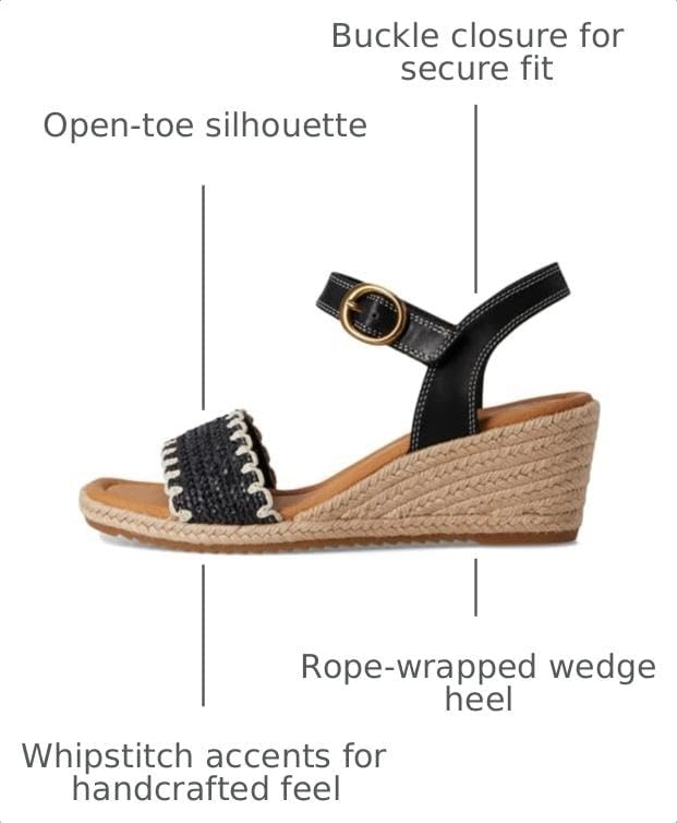 Söfft womens Inez | Casual Sandals(Black)