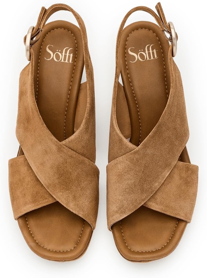Sofft Isabeth(Saddle Tan Suede)