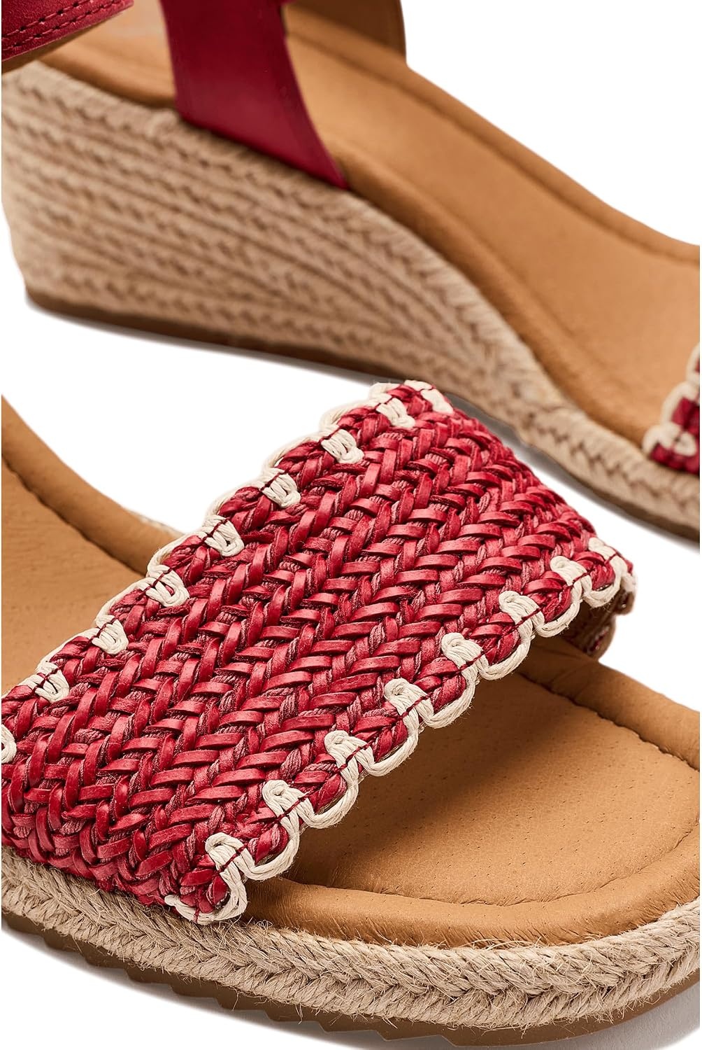 Söfft womens Inez | Casual Sandals(Red)