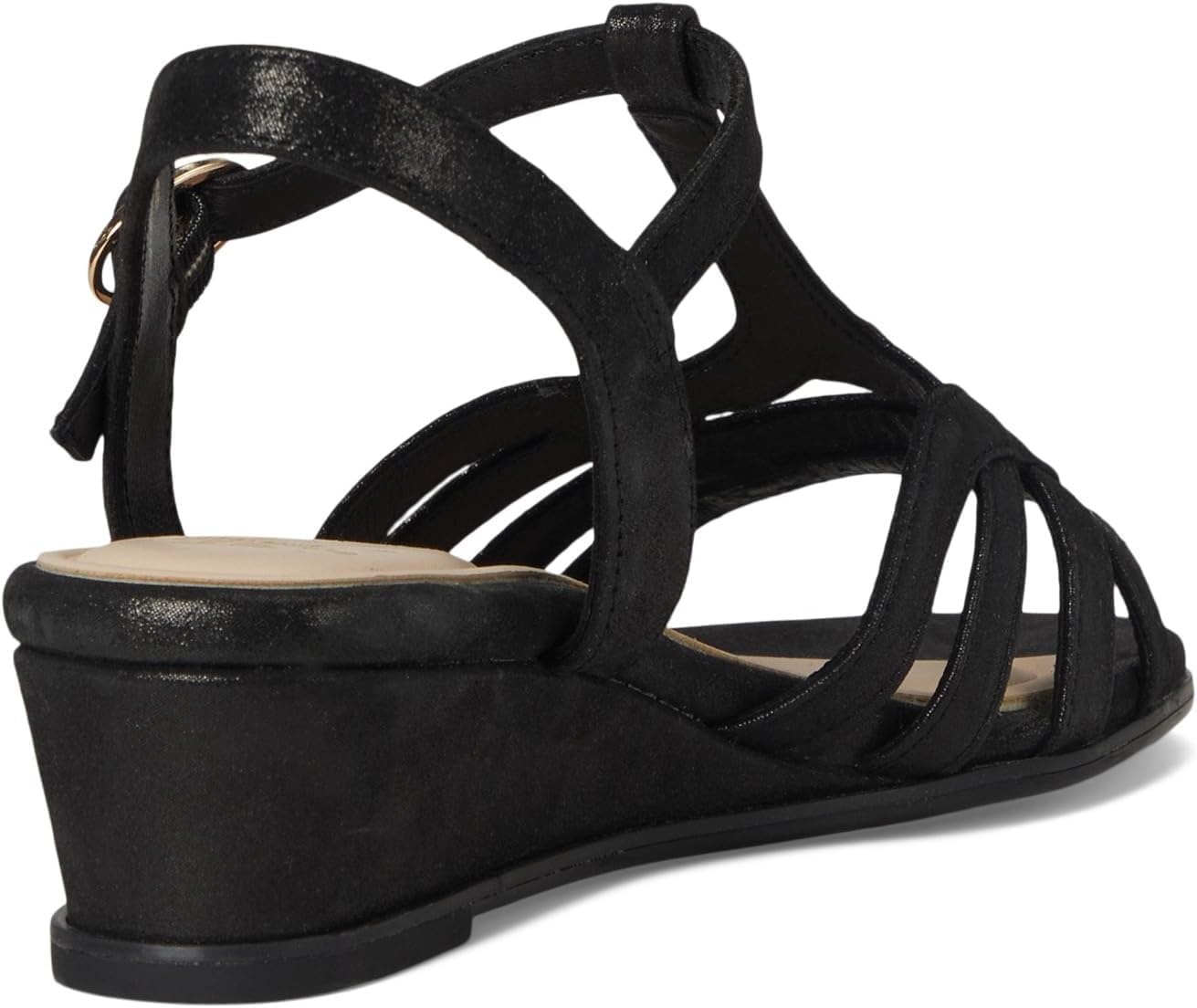 Söfft Scarlet Slingback Sandals(Black Metallic)