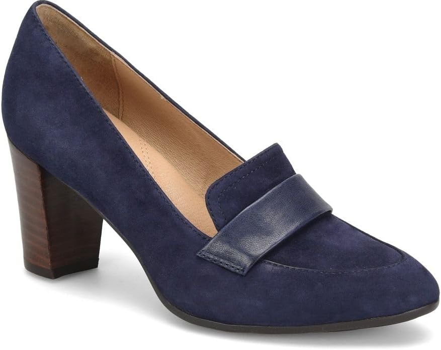 Söfft Parkdale Loafer Pumps(Sky Navy)