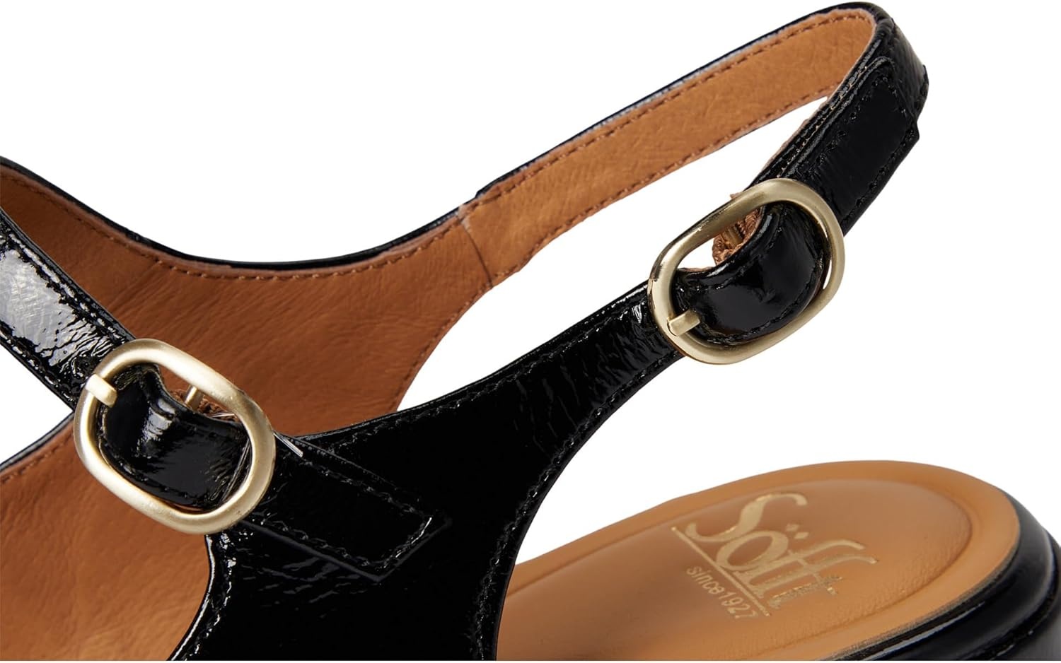 Sofft Women’s Leyla Black Patent 7.5 Medium