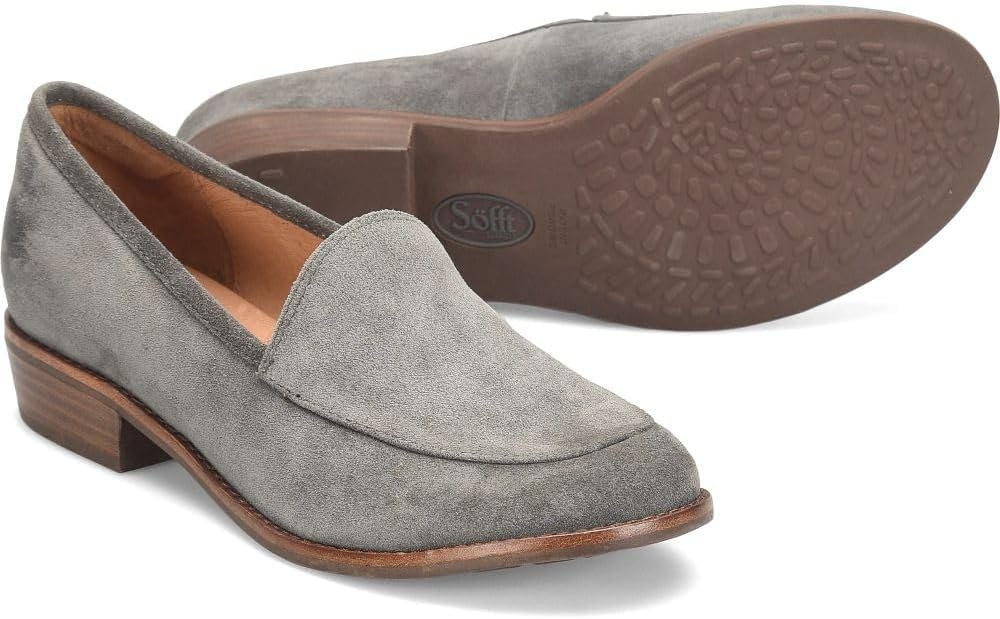Söfft Napoli Slip On Loafers(Smoke Suede)