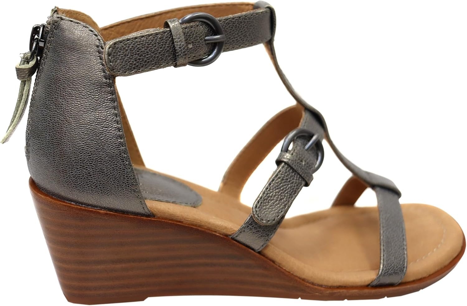 Söfft Gaige Wedge Sandals(Black)