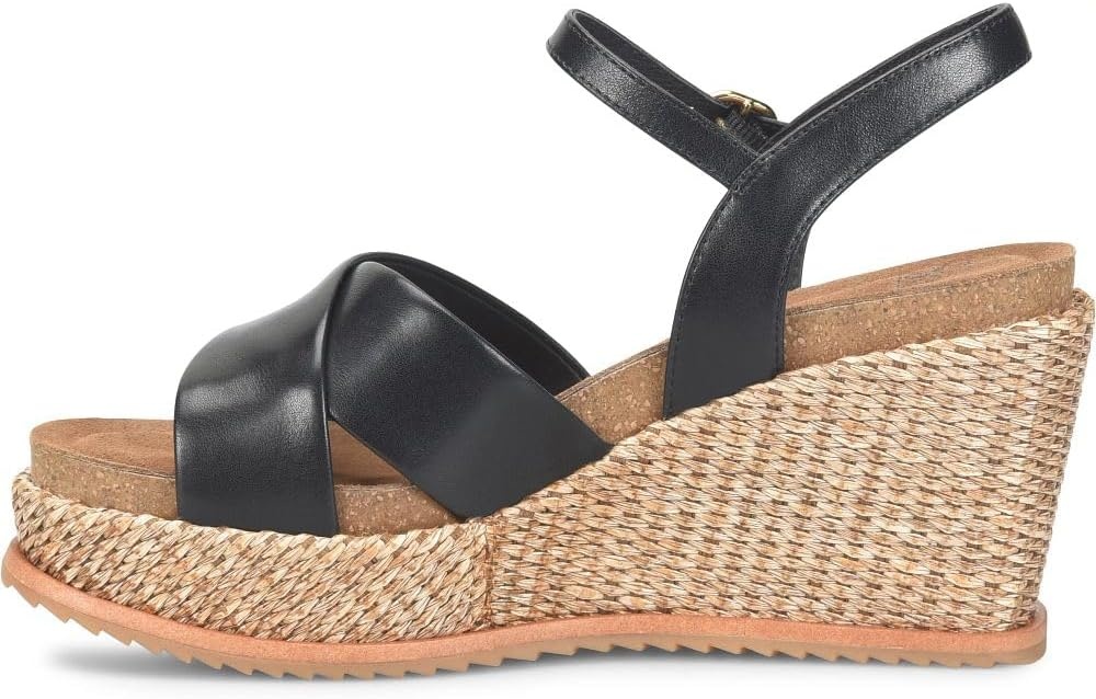 Söfft Diana Wedge Sandals(Black)