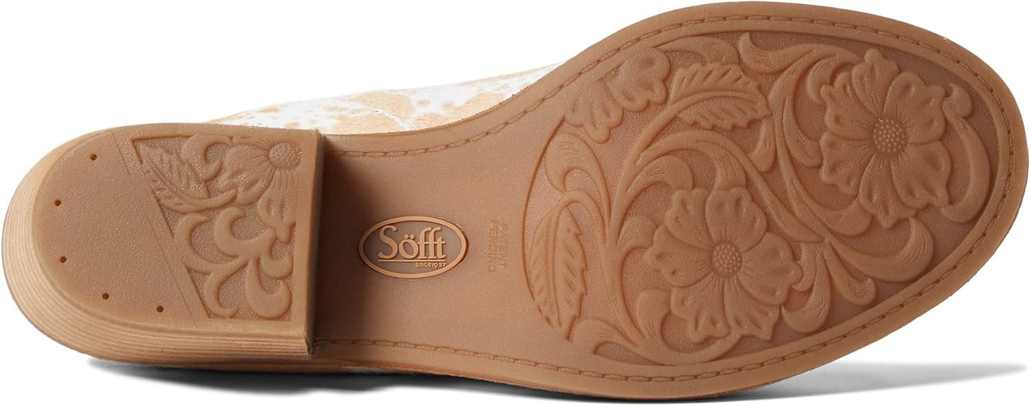 Söfft Aneesa Heeled Mules(Caramel Ivory)