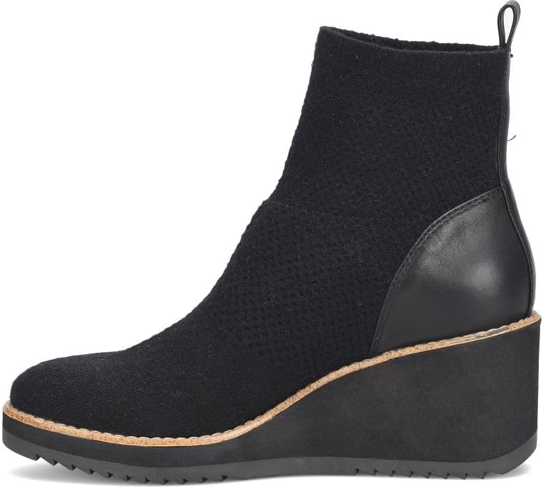 Söfft Elaina Wedge Ankle Boots(Black)