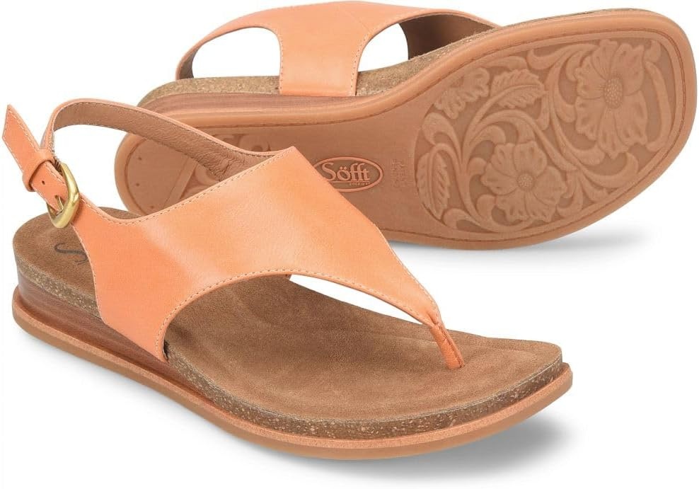 Söfft Penelope Thong Sandals(Sunset Orange)
