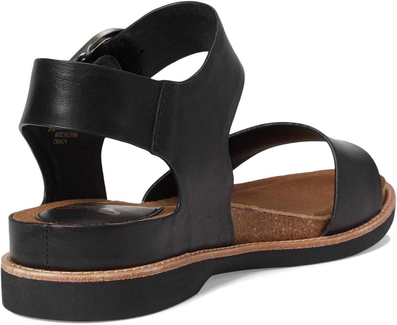 Sofft womens BaliSandal | Casual Sandals(Black Leather)
