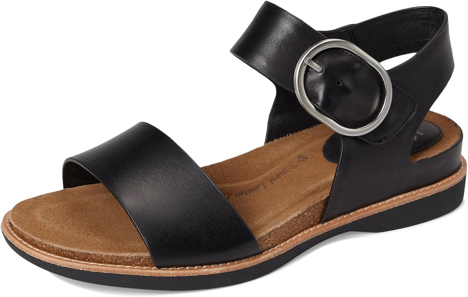 Sofft womens BaliSandal | Casual Sandals(Black Leather)