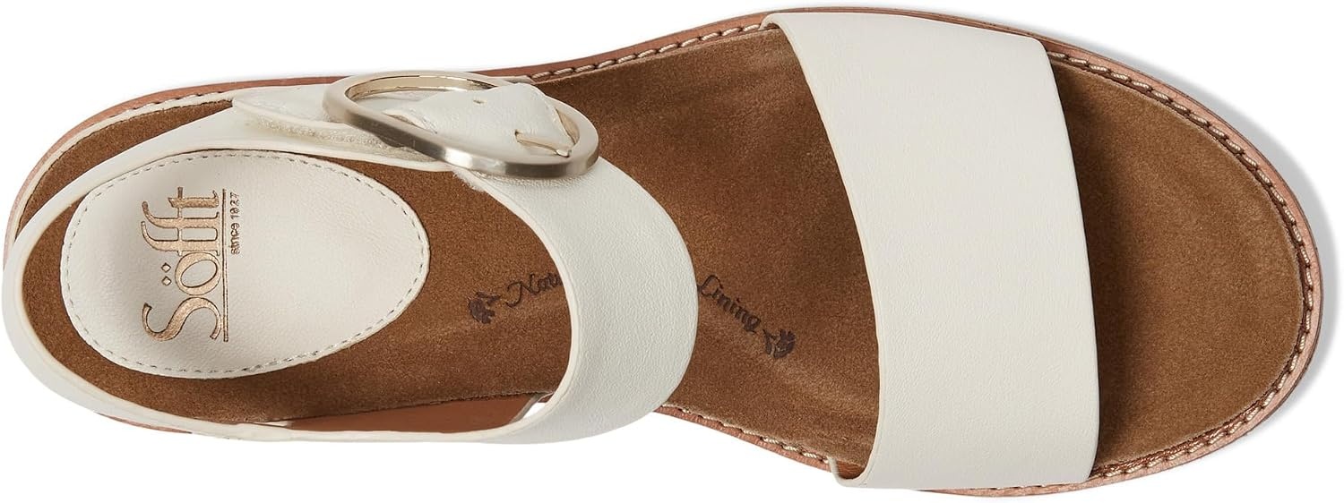 Sofft womens BaliSandal | Casual Sandals(True White)