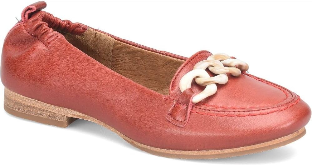 Söfft Kadyn Slip On Loafers(Rouge Red)