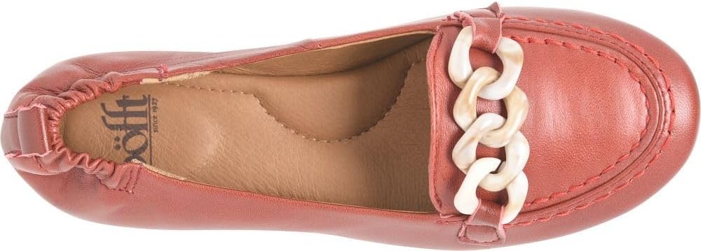 Söfft Kadyn Slip On Loafers(Rouge Red)