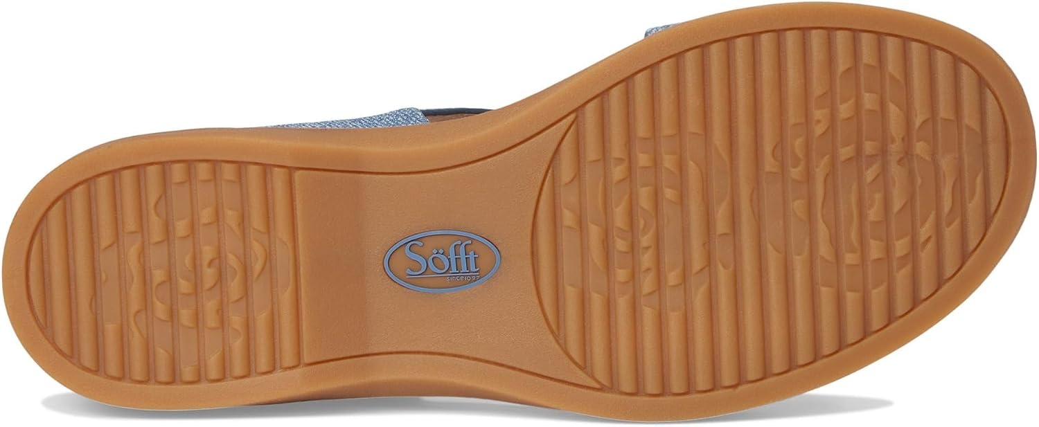 Sofft womens BaliSandal | Casual Sandals(Denim Blue Suede)