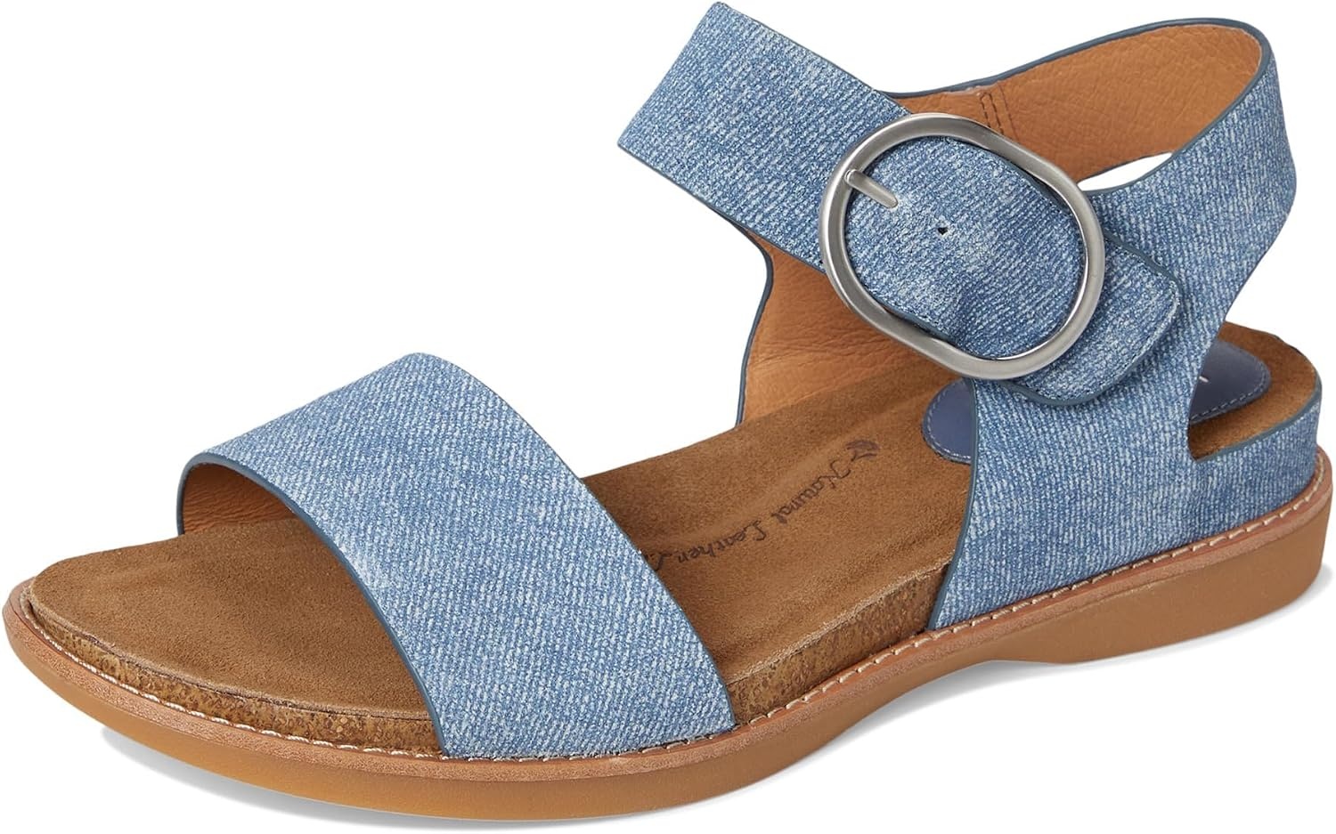 Sofft womens BaliSandal | Casual Sandals(Denim Blue Suede)