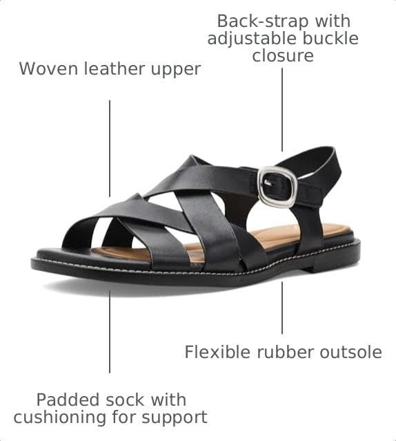 Sofft Nancy | Casual Sandals(Black)