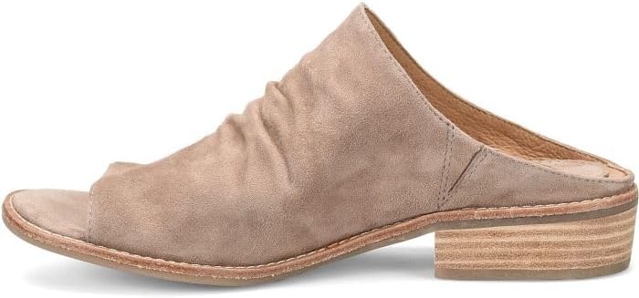 Söfft Women’s Netta Ruched Slide Sandals (Stone, 9.5)
