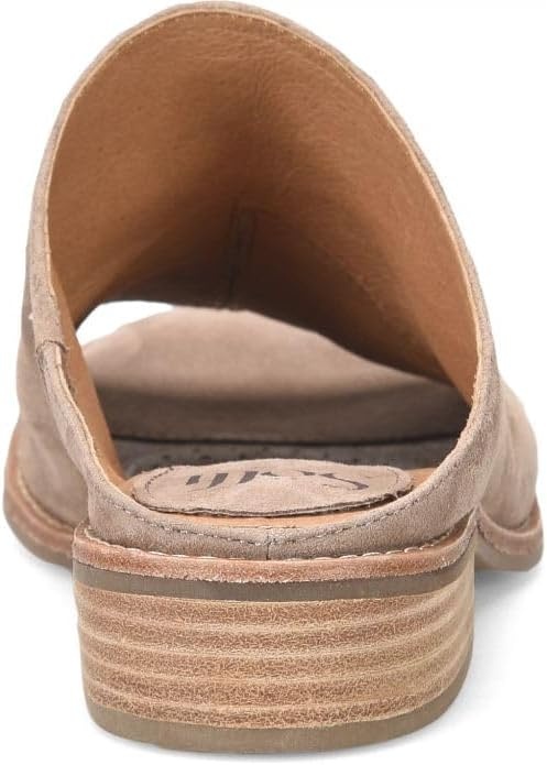 Söfft Women’s Netta Ruched Slide Sandals (Stone, 9.5)
