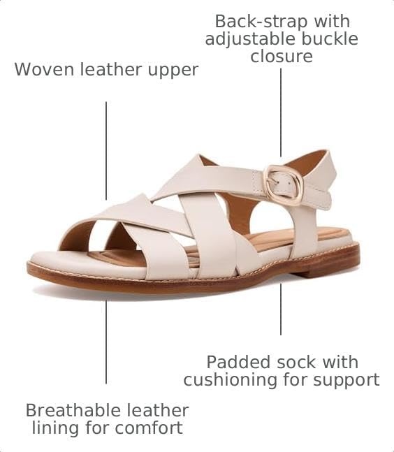 Sofft Nancy | Casual Sandals(Off-white)