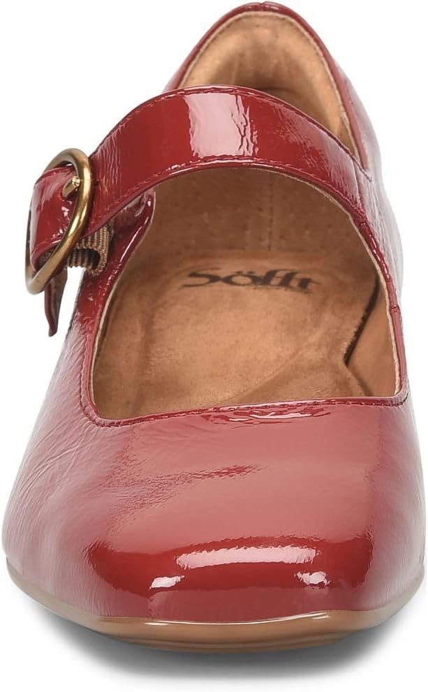 Sofft Women’s Laura Heeled Mary Jane – Patent(Red Patent)