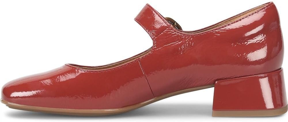Sofft Women’s Laura Heeled Mary Jane – Patent(Red Patent)